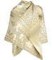 Moteriškas elegantiškas dvipusis šalikas su aukso siūlais kaina ir informacija | Skarelės, šalikai moterims | pigu.lt