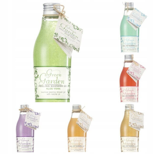 Šveitimo dušo želė Green Garden Peeling Shower Gel Lavender, su levandomis, 250 ml kaina ir informacija | Dušo želė, aliejai | pigu.lt
