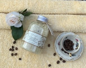 Vonios druska Green Garden Bath Salt Vanilla & Coffee, Vanilė ir Kava, 600 g kaina ir informacija | Dušo želė, aliejai | pigu.lt