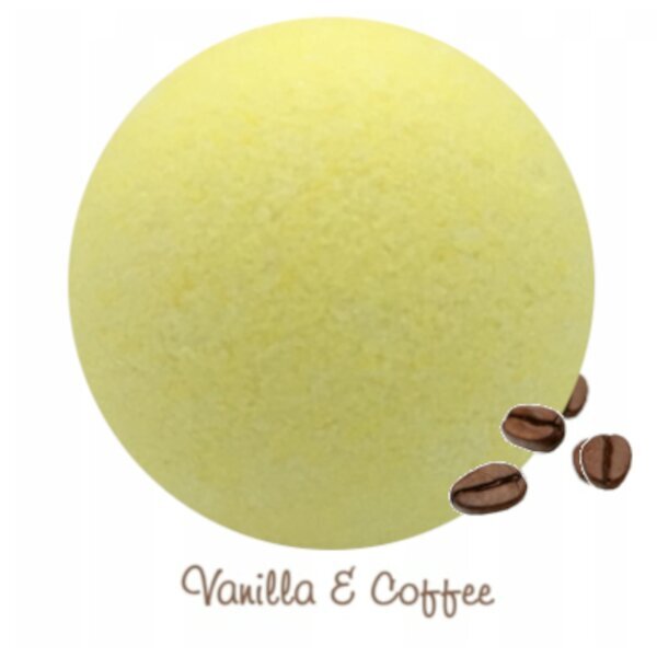 Vonios druskos burbulas Green Garden Bath Fizz Vanilla & Coffee, 160 g kaina ir informacija | Dušo želė, aliejai | pigu.lt