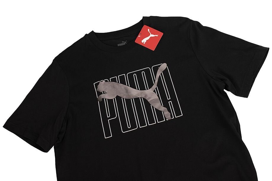 Marškinėliai vyrams Pu Ess+ Logo Lab Holiday Tee 675922 01, juodi kaina ir informacija | Vyriški marškinėliai | pigu.lt