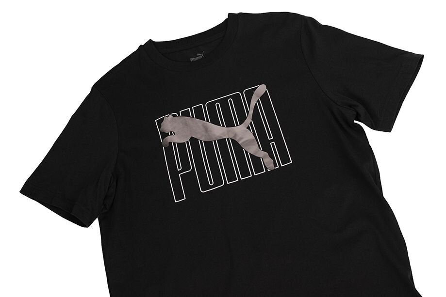Marškinėliai vyrams Pu Ess+ Logo Lab Holiday Tee 675922 01, juodi kaina ir informacija | Vyriški marškinėliai | pigu.lt