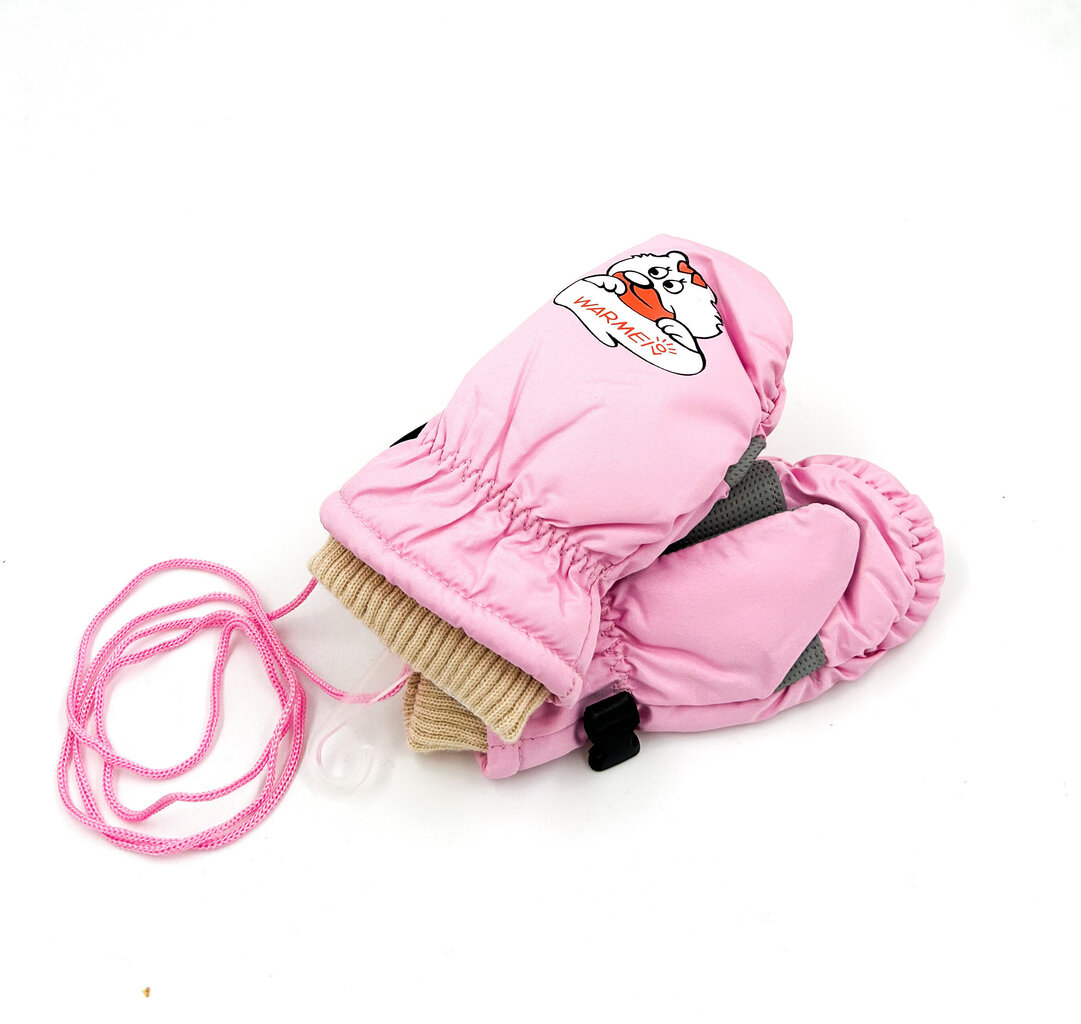 Pirštinės vaikams 1NK-C085-08, rožinės цена и информация | Žiemos drabužiai vaikams | pigu.lt