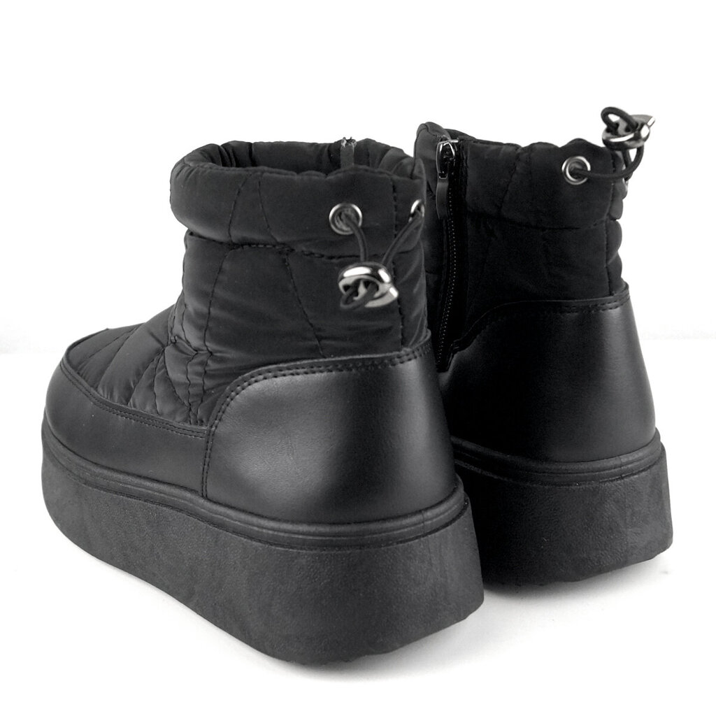 Žieminiai batai moterims, juodi kaina ir informacija | Aulinukai, ilgaauliai batai moterims | pigu.lt