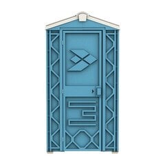 Lauko tualetas, mėlynas цена и информация | Садовые сараи, дровницы | pigu.lt
