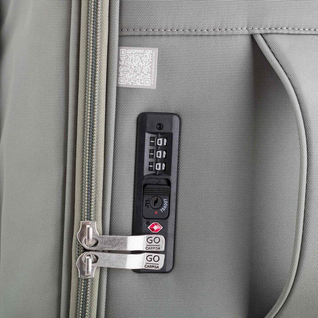 Mažas lagaminas Carpisa Sky Go, pilkas kaina ir informacija | Lagaminai, kelioniniai krepšiai | pigu.lt