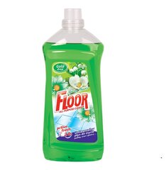 Универсальное средство для мытья полов FLOOR SPRING FLOWERS, active fresh 24 ч, 1.5 л цена и информация | Очистители | pigu.lt