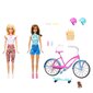 Lėlių rinkinys su dviračiu ir priedais Barbie цена и информация | Žaislai mergaitėms | pigu.lt