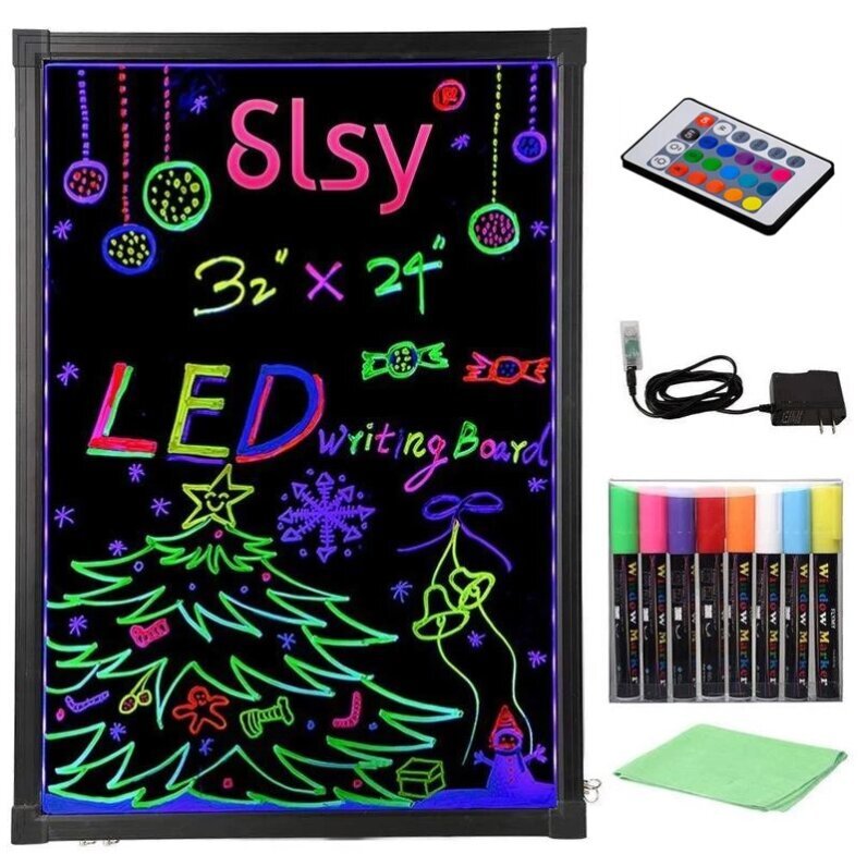 LED piešimo lenta vaikams Procart, 40x60 cm цена и информация | Lavinamieji žaislai | pigu.lt