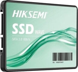 Hiksemi Wave S HS-SSD-WAVE(S)(STD)/1024G/SATA/WW цена и информация | Внутренние жёсткие диски (HDD, SSD, Hybrid) | pigu.lt