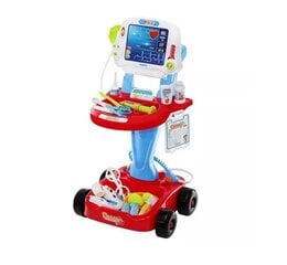 Набор игрушек, докторская тележка со световыми и звуковыми эффектами цена и информация | Игрушки для девочек | pigu.lt