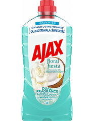 Ajax universali valymo priemonė Floral Fiesta Dual Fragrance Gardenia & Coconut, 1000 ml kaina ir informacija | Valikliai | pigu.lt