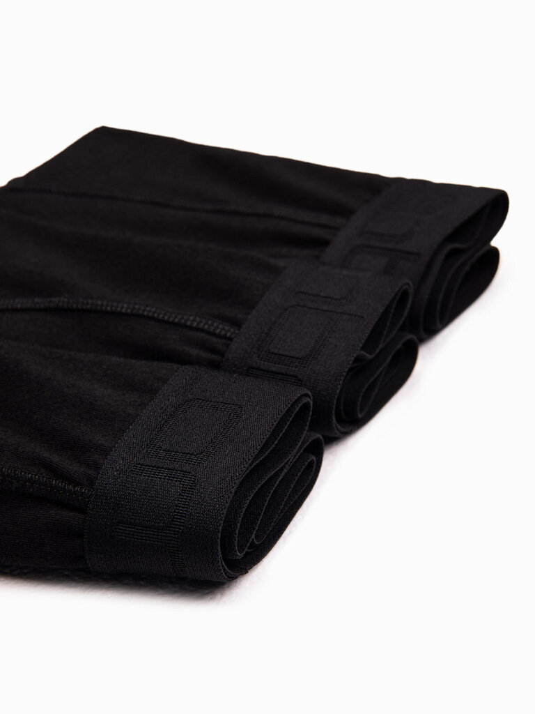 Trumpikės vyrams Ombre Clothing, juodos, 3 vnt. цена и информация | Trumpikės | pigu.lt
