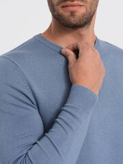 элегантный мужской свитер с v-образным вырезом - темно-синий v22 om-swbs-0107 124137-7 цена и информация | Мужской джемпер | pigu.lt