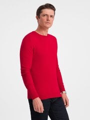 элегантный мужской свитер с v-образным вырезом — темно-бордовый v13 om-swbs-0107 124134-7 цена и информация | Мужской джемпер | pigu.lt