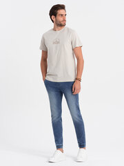 брюки джоггеры P1027 - светло-голубые цена и информация | Mужские джинсы Only & Sons Loom 5714910844399 | pigu.lt