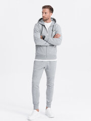 Sportinis kostiumas vyams Ombre Clothing, pilkas цена и информация | Мужские термобрюки, темно-синие, SMA61007 | pigu.lt