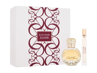 Kosmetinis rinkinys Elie Saab Elixir moterims: kvapusis vanduo EDT, 50 ml + kvapusis vanduo EDP 10 ml цена и информация | Женские духи | pigu.lt