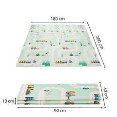 Dvipusis porolono kilimėlis Springos KM0012, 180x200 cm цена и информация | Развивающие коврики | pigu.lt