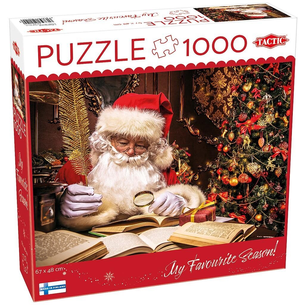 Dėlionė Tactic Kalėdų Senelis Laplandijoje, 1000 d. kaina ir informacija | Dėlionės (puzzle) | pigu.lt