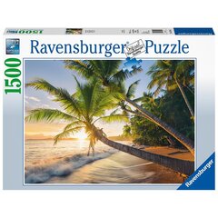 Пазл Ravensburger 1500 деталей, скрытый пляж цена и информация | Пазлы | pigu.lt