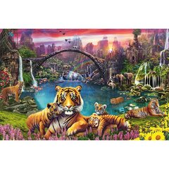 Пазл Ravensburger 3000 шт., тигр в райской лагуне цена и информация | Пазлы | pigu.lt
