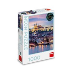 Neoninė dėlionė Dino, 1000d. kaina ir informacija | Dėlionės (puzzle) | pigu.lt