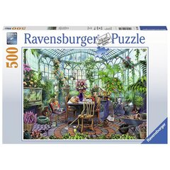 Пазл Ravensburger 500 деталей, Green house Morning цена и информация | Пазлы | pigu.lt