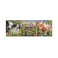 Panoraminė dėlionė Ferma Dino, 150d. kaina ir informacija | Dėlionės (puzzle) | pigu.lt