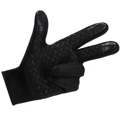 Универсальные зимние сенсорные перчатки для телефона Springos GL0002, размер M, черные цена и информация | Мужские шарфы, шапки, перчатки | pigu.lt