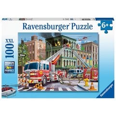 Dėlionė Ravensburger Gaisrinės mašinos, 100 d. kaina ir informacija | Dėlionės (puzzle) | pigu.lt