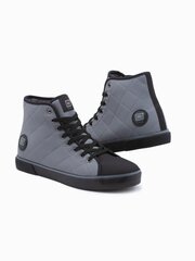мужские кроссовки - серо-черные om-foth-22fw-003 цена и информация | Мужские кроссовки | pigu.lt