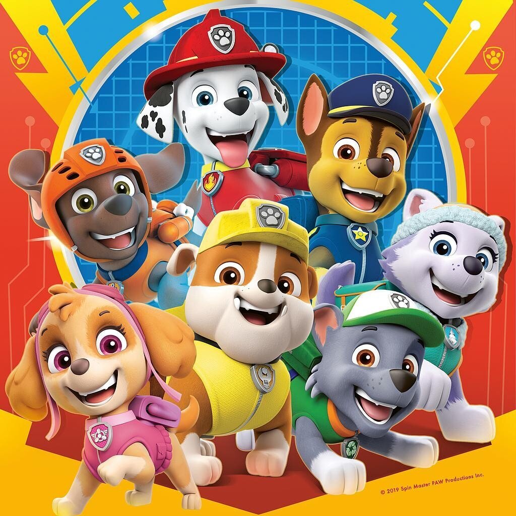 Dėlionė Ravensburger Paw Patrol, 3x49 d. kaina ir informacija | Dėlionės (puzzle) | pigu.lt