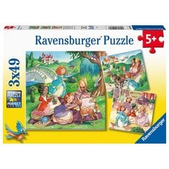 Dėlionė galvosūkis Mažoji princesė Ravensburger 3x49 vnt. kaina ir informacija | Dėlionės (puzzle) | pigu.lt