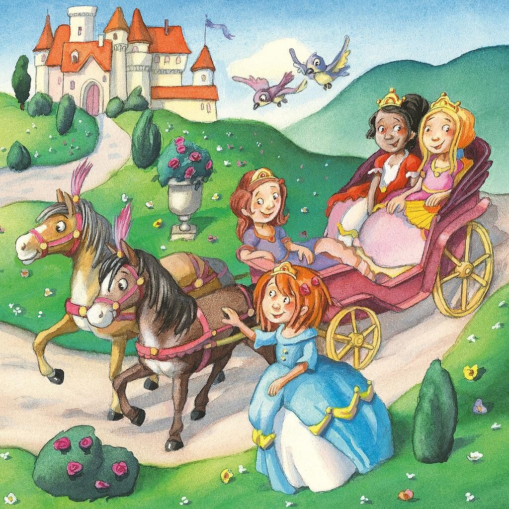 Dėlionė galvosūkis Mažoji princesė Ravensburger 3x49 vnt. цена и информация | Dėlionės (puzzle) | pigu.lt