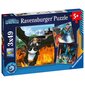 Dėlionė galvosūkis Drakonai Ravensburger, 3x49 kaina ir informacija | Dėlionės (puzzle) | pigu.lt