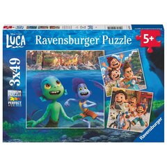 Dėlionių rinkinys Ravensburger Disney Luca, 3x49 d. kaina ir informacija | Dėlionės (puzzle) | pigu.lt