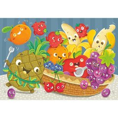 Dėlionių rinkinys Ravensburger Vaisiai ir daržovės, 2x24 d. kaina ir informacija | Dėlionės (puzzle) | pigu.lt