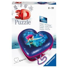 3D dėlionė papuošalų dėžutė Undinėlė Ravensburger kaina ir informacija | Dėlionės (puzzle) | pigu.lt