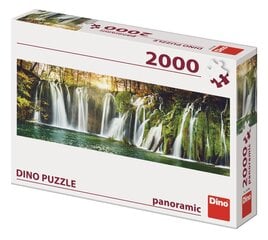 Пазл Dino панорамный 2000 деталей, плитвицкий водопад цена и информация | Пазлы | pigu.lt