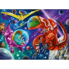 Dėlionė Ravensburger Dinozaurai kosmose, 200 d. kaina ir informacija | Dėlionės (puzzle) | pigu.lt