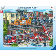 Пазл Ravensburger большой плитки, 48 деталей, пожарная служба цена и информация | Пазлы | pigu.lt