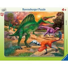 Dėlionė Ravensburger Dinozauras, 42 d. kaina ir informacija | Dėlionės (puzzle) | pigu.lt