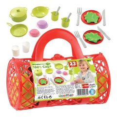 Посуда Ecoiffier в чемодане цена и информация | Игрушки для девочек | pigu.lt