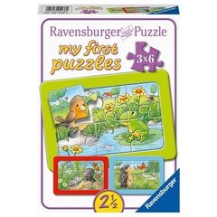 Mano pirmoji dėlionė Ravensburger 3x6 vnt kaina ir informacija | Dėlionės (puzzle) | pigu.lt