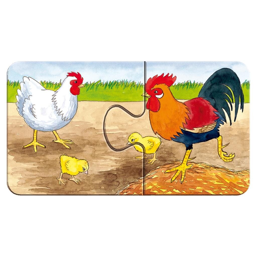 Mano pirmoji dėlionė Ravensburger 9x2 vnt. kaina ir informacija | Dėlionės (puzzle) | pigu.lt