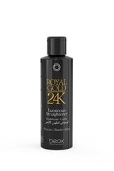 Aktyvas keratininiam ilgalaikiam plaukų tiesinimui ROYAL GOLD 24K Luminous Straightener, 100 ml kaina ir informacija | Plaukų formavimo priemonės | pigu.lt