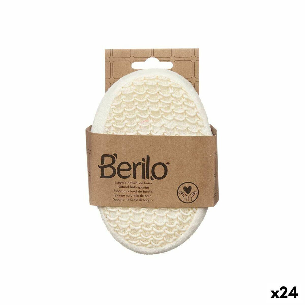 Plaušinė Berilo Body Sponge, 11 x 15 x 5 cm kaina ir informacija | Dušo želė, aliejai | pigu.lt