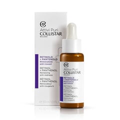 Veido serumas Collistar Attivi Puri Retinol + Panthenol Drops, moterims, 30 ml цена и информация | Сыворотки для лица, масла | pigu.lt