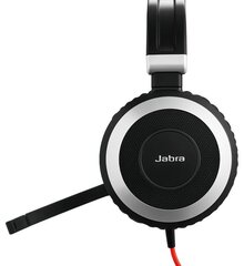 Prekė su pažeidimu.Jabra Evolve 80 UC Duo Black kaina ir informacija | Prekės su pažeidimu | pigu.lt